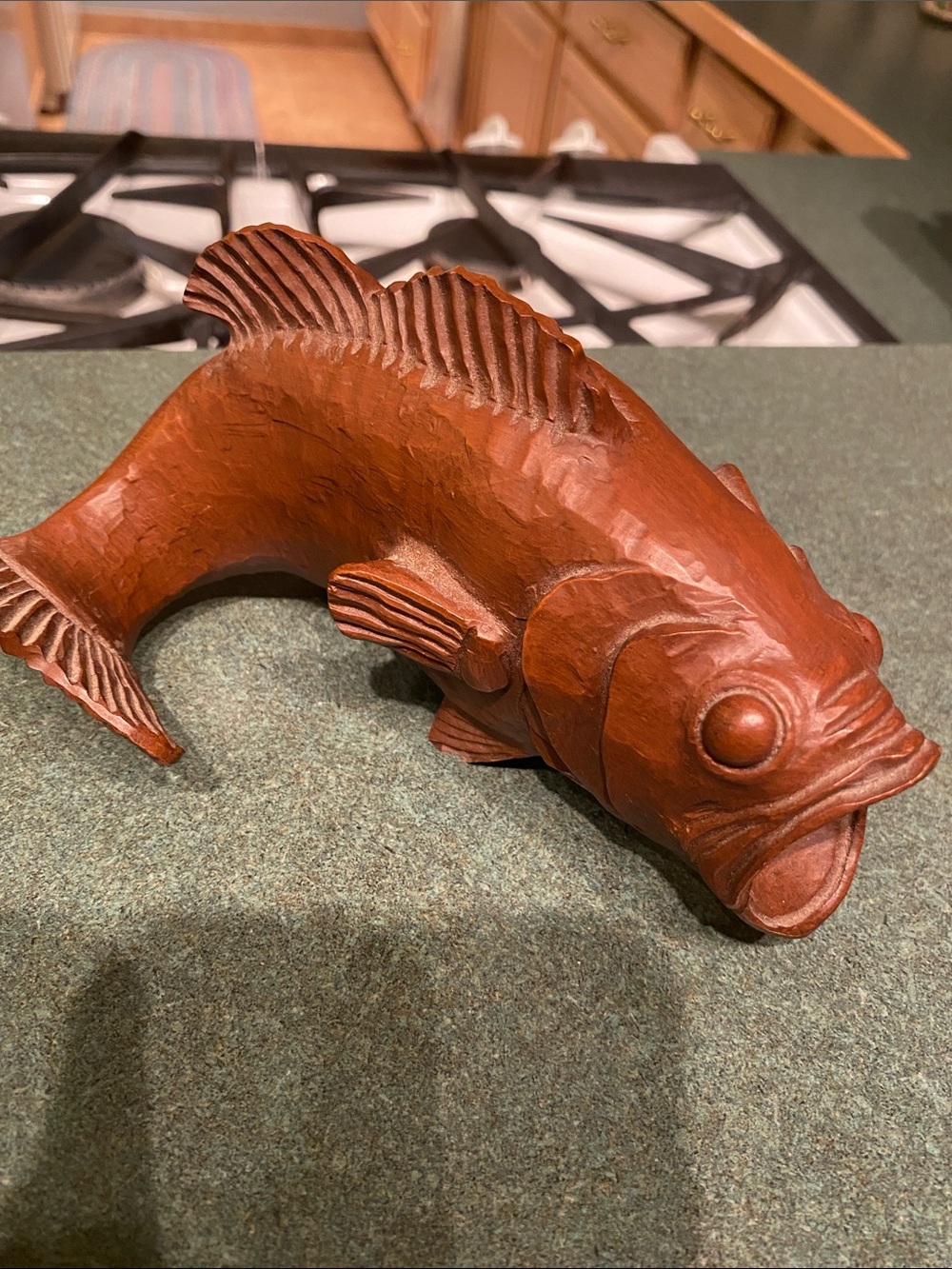 Vintage largemouth bass